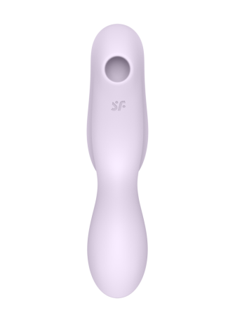 2 en 1 Vibromasseur et stimulateur de clitoris USB violet Curvy Trinity 2 Satisfyer - CC597788